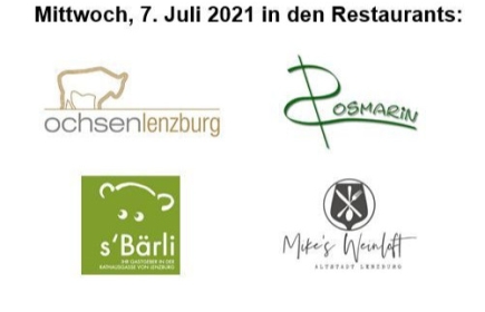 Das Fischessen 2021 fand  in vier Lenzburger Restaurants statt.